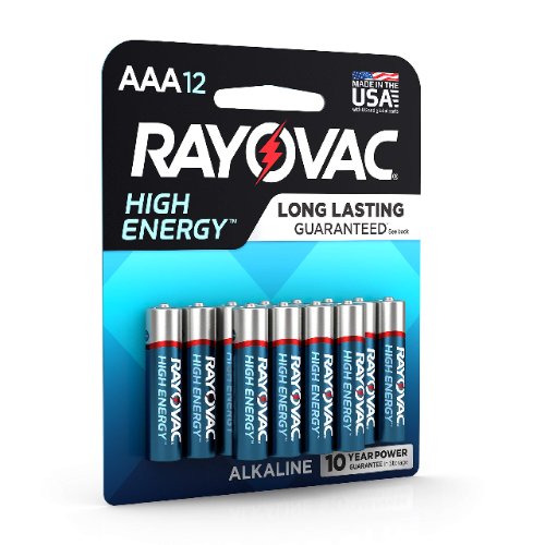 Bateria AAA alcalina rayovac