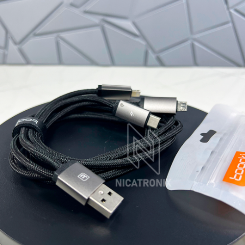 Cable 3 en 1 toocki