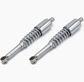 Amortiguador trasero ft125, cg125 cromado par  447802 AMO-MT0125-CR
