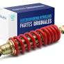 amortiguador trasero italika dm250 original rojo 448960  144627