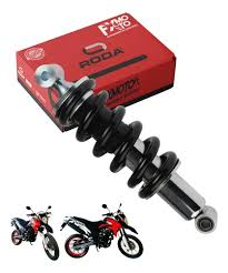 amortiguador trasero italika dm150 roja 52-1025