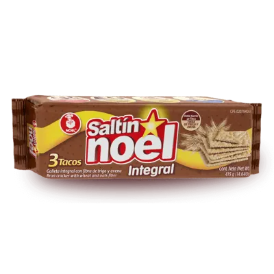 Galletas Saltin Noel Integral 3 Tacos 415g