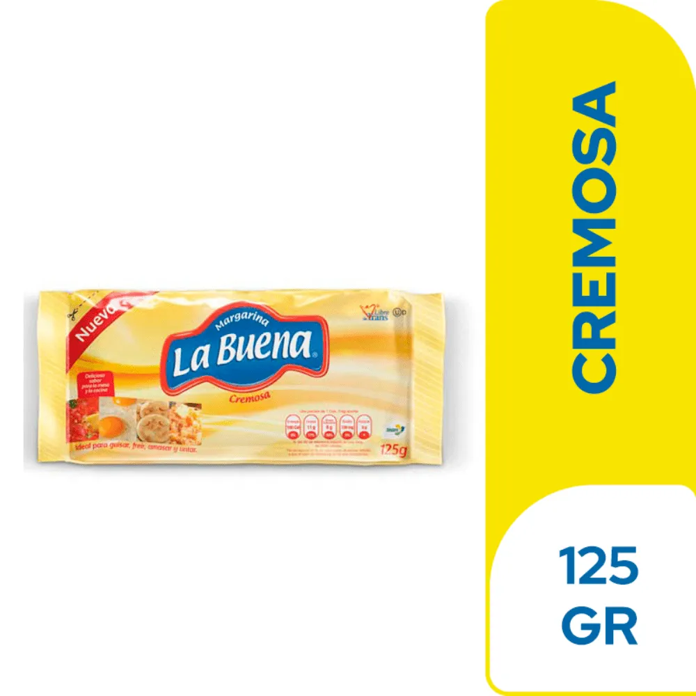 Margarina La Buena Cremosa sobre x 125g