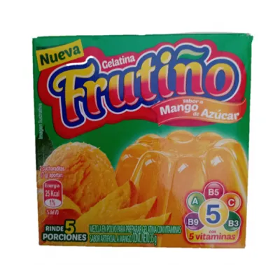 Frutiño Mango de Azucar Polvo Para Gelatina Caja