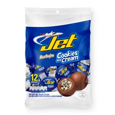 Jet Burbujas Cookie & Cream Bolsa