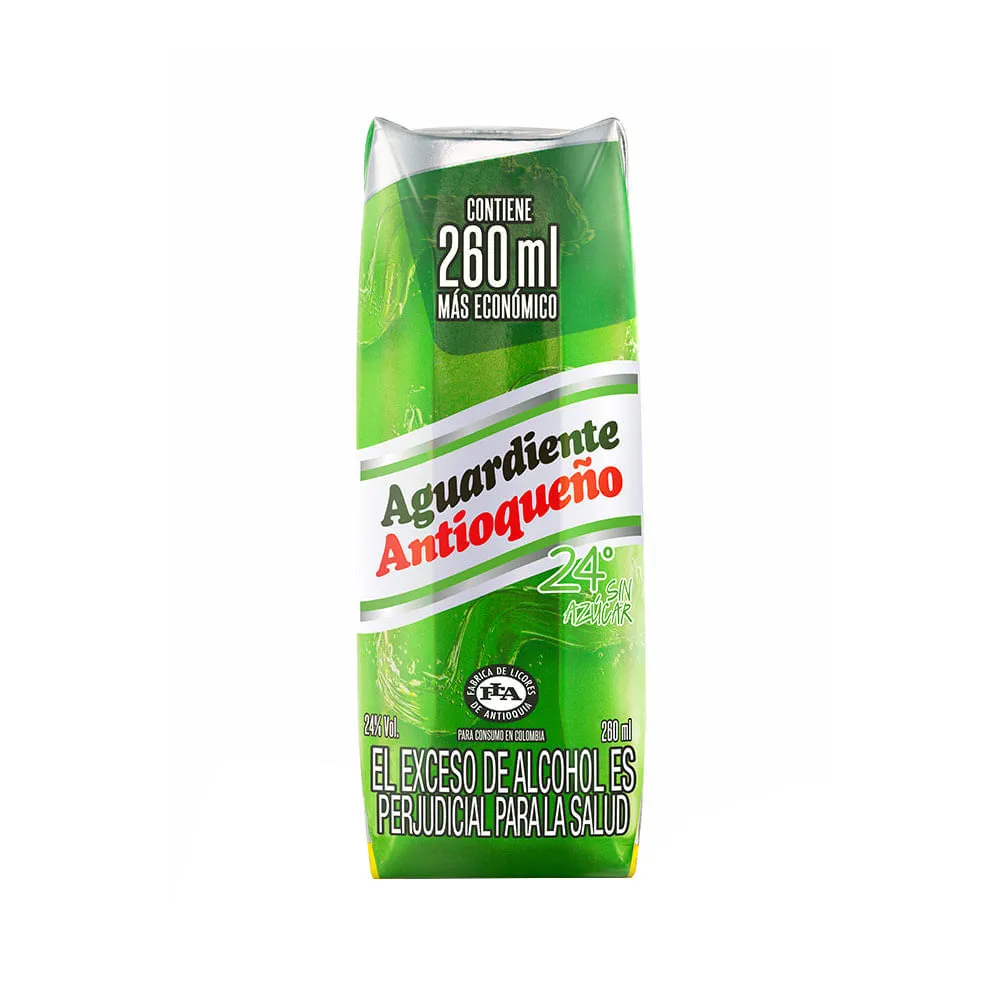 Antioqueño Verde Sin Azúcar 260ml