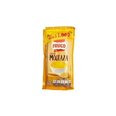 Mostaza Fruco, Sobre x  80g