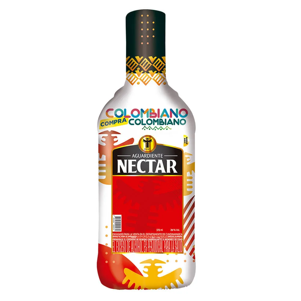 Aguardiente Nectar Rojo Botella x 375 ml