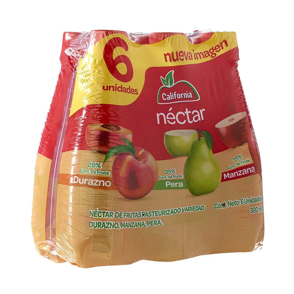 California Nectar Surtido Botellas 300 ml 6 Pack
