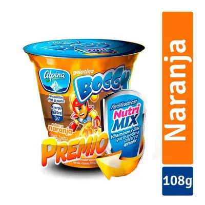 Gelatina Boggy premio Naranja