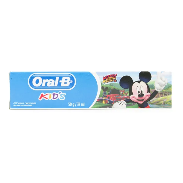 Crema Dental anticaries Oral-B Kid's Para Niños sabor chicle 50 g