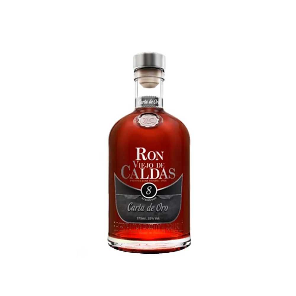 Ron 8 Años Carta De Oro Viejo De Caldas 375ml