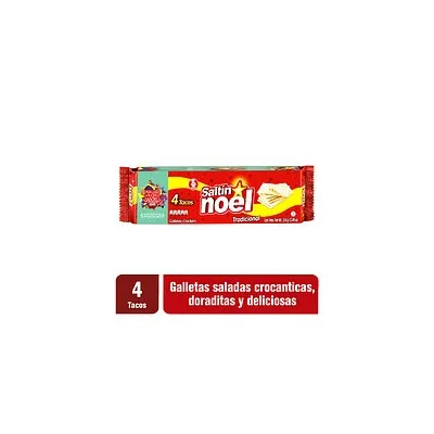 Galletas Saltín Noel Tradicional 4 Tacos 354g