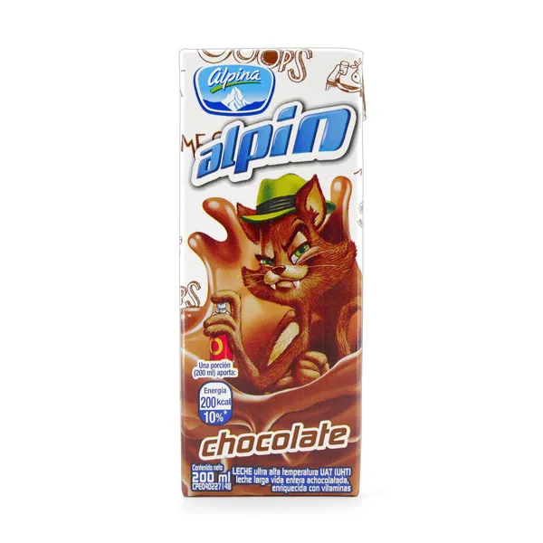Alpin Alpina Sabor a Chocolate, Caja x 200 ml