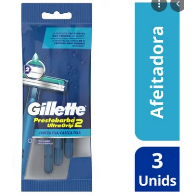 Gillette Prestobarba Ultra Grip 2 Rastrillos Bolsa