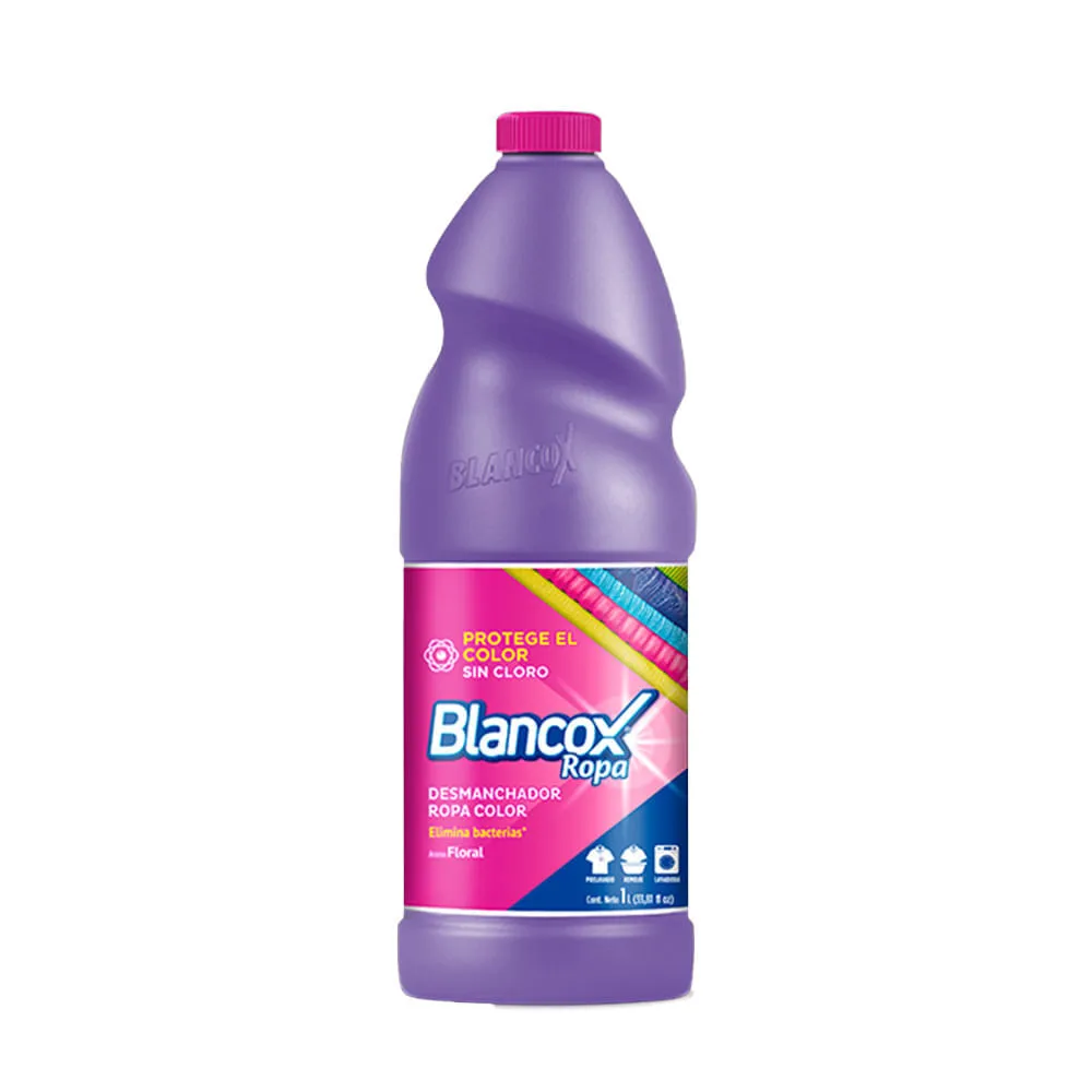 Desmanchador Blancox Ropa Color Aroma Floral, Tarro x 1 L