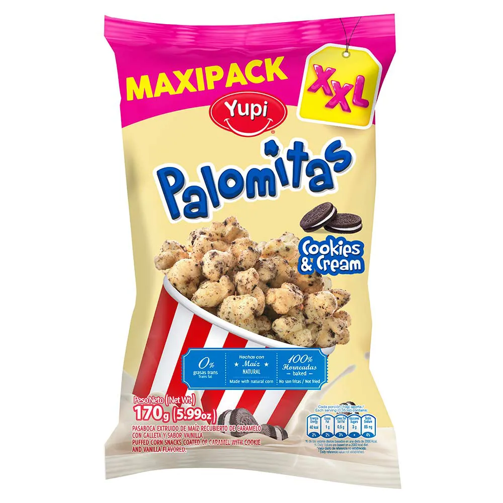 Palomitas Cookies and Cream Bolsa 170 gr