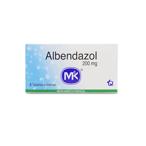 Albendazol 200mg MK Caja(s) de 2 uds.
