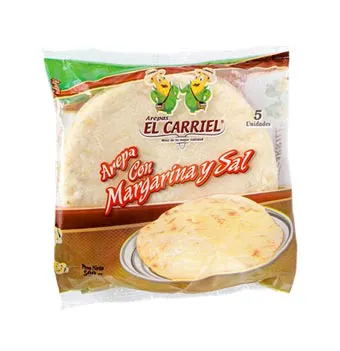 El Carriel Arepa Margarina y Sal Bolsa