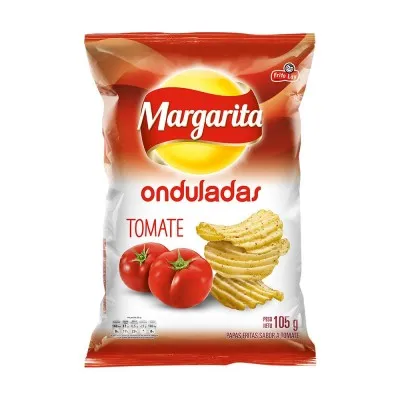 Papas Margarita Onduladas Sabor Tomate x 105g