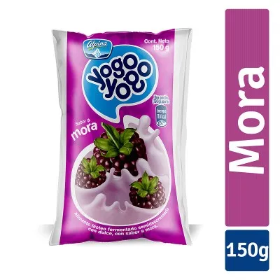 Yogo Yogo Alpina Sabor a Mora, Bolsa x 150g