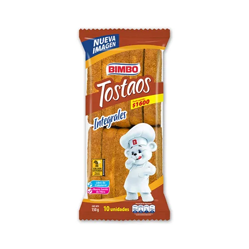 PROMO TOSTADA BIMBO INTEGRAL 150g