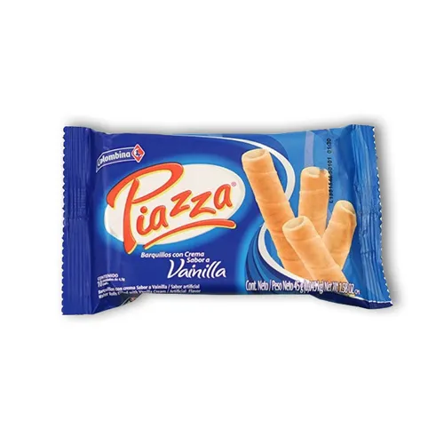 Piazza-Barquillos Vainilla