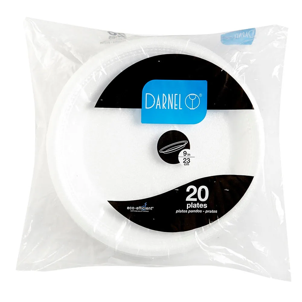 Plato Icopor Blanco 23cm