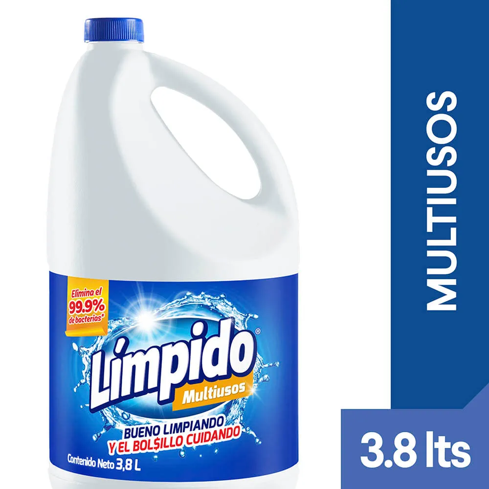 Blanqueador Limpido multiusos x 3.8 Lts