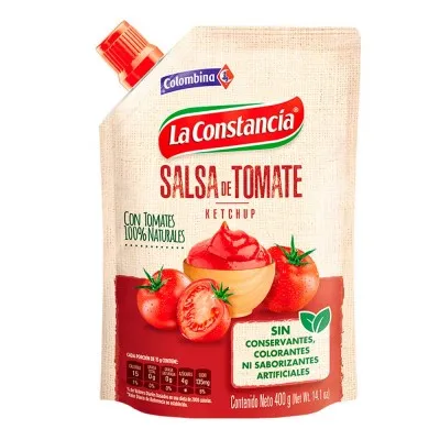 Salsa de Tomate La Constancia, Sobre x 400g