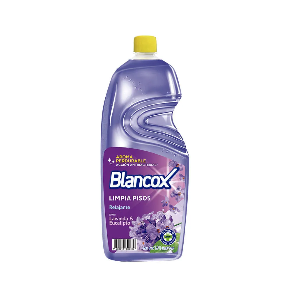 Limpia Pisos Blancox Relajante Lavanda & Eucalipto, Botella x 1.800ml