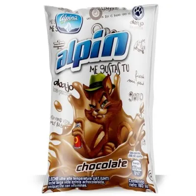 Alpin Alpina Sabor a Chocolate, Sobre x 180 ml
