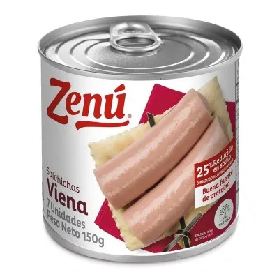 Salchicha Viena Zenu Lata 150g
