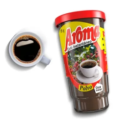Café Instantáneo Polvo Aroma Vaso x 85 grm