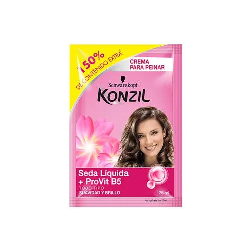 Crema Para Peinar Konzil Seda Liquida Sobre