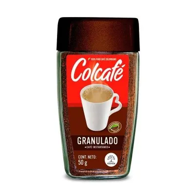Café Instantáneo Granulado Colcafé Intenso, Frasco x 50g