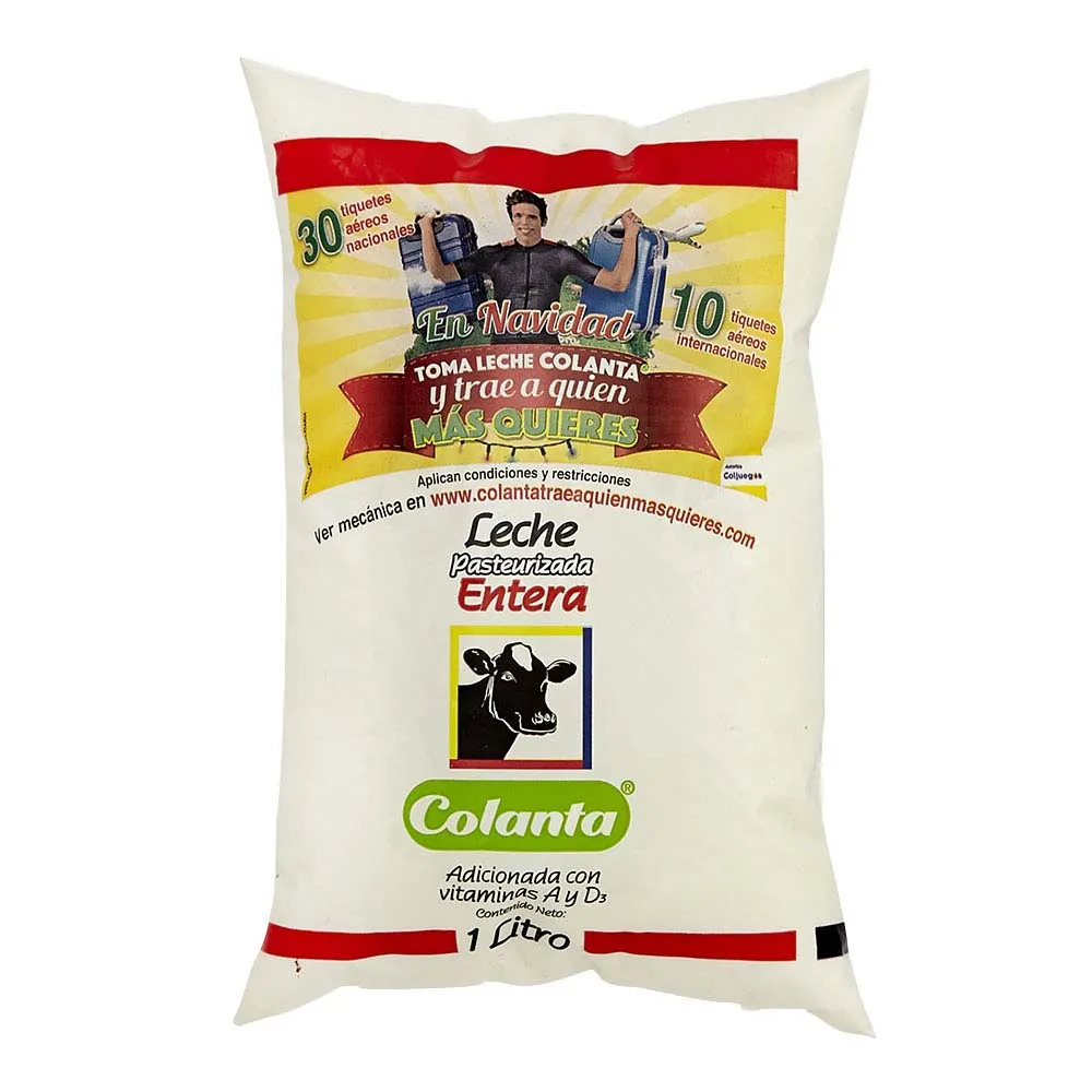 Leche Entera Colanta Bolsa 1L
