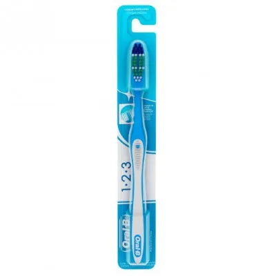 Cepillo Oral B 123 Cerdas Medianas