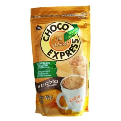 Chocolate en Polvo Sin Azúcar Luker Chocoexpress, Doypack x 120g