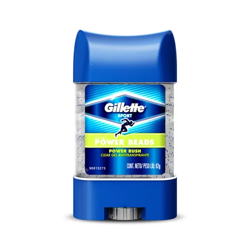 Gillette Power Beads Power Rush Gel Desodorante 82 g