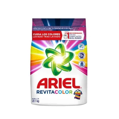 Ariel Revitacolor Detergente en Polvo Bolsa