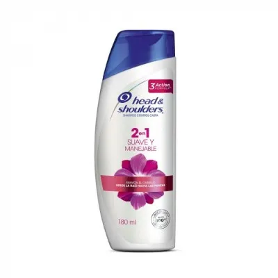 Head & Shoulders  Shampoo 2en1 Suave y Manejable  375ml