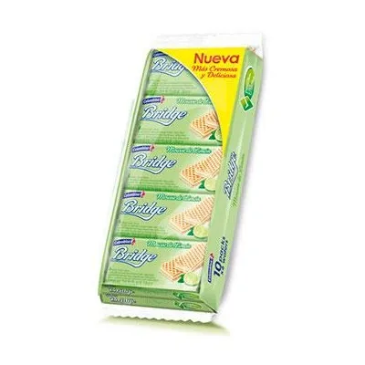 Galleta Wafer Bridge Mousse de Limón Paquete x 10 Unds x 30g
