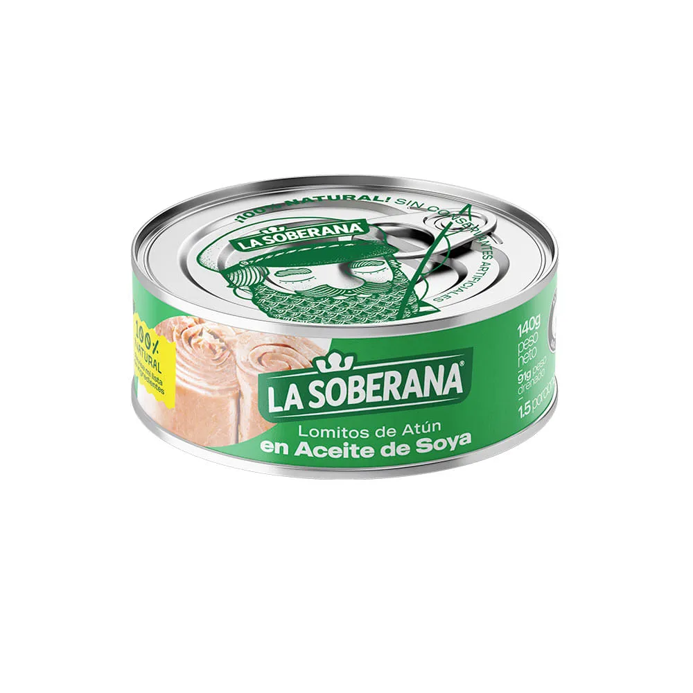 La Soberana Lomitos de Atun en Aceite Lata