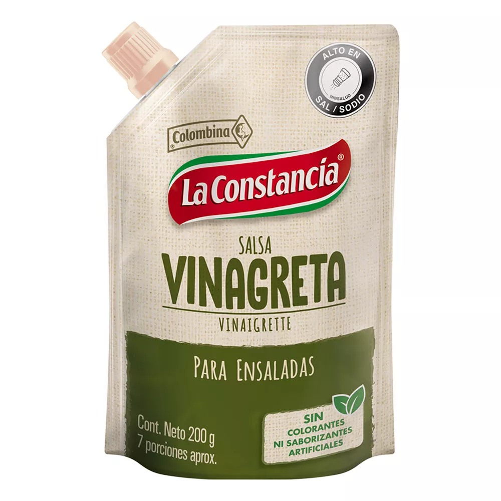 Salsa Vinagreta La Constancia Doypack x 200 ml