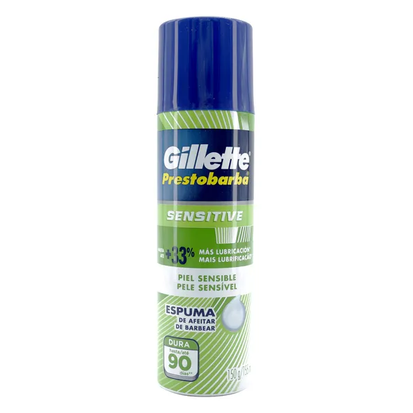 Gillette Prestobarba Sensitive Espuma De Afeitar 150 g