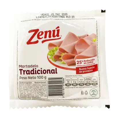 Mortadela Zenú 100gr