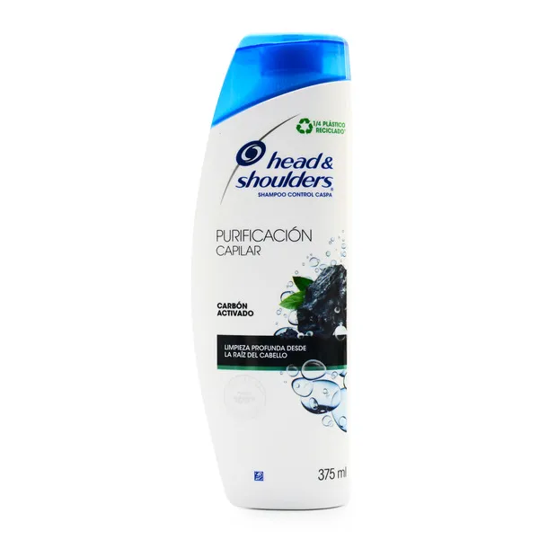Head & Shoulders Purificación Capilar Carbón Activado Shampoo 375ml