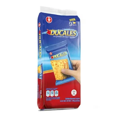 Galletas Semidulces Ducales Bolsa de 9 uds.