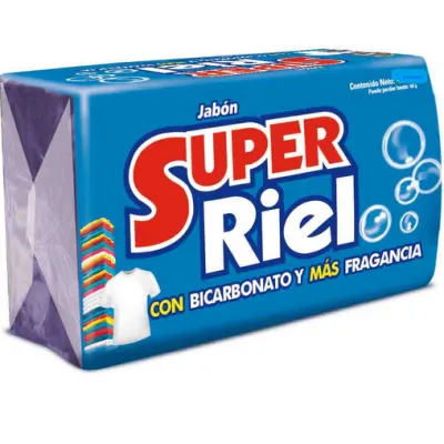 Jabón en Barra Super Riel  con Bicarbonato x 200g